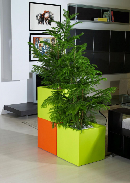 Vase gradina din plastic KUBE [11]