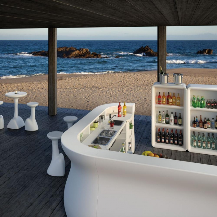 Retrobar luminos pentru exterior din polipropilena BARTOLOMEO DISPLAY [5]