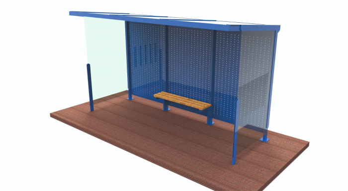 YAPRAK Mobilier urban stradal Statii de autobuz din metal vopsit [3]