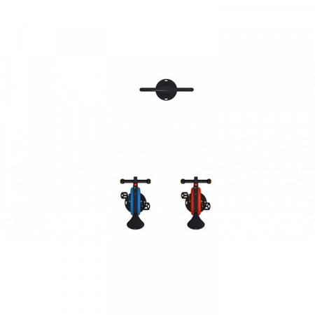01IOE Interactive Echipament loc de joaca independent cu 2 Biciclete si Display activitati [1]