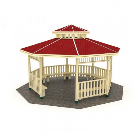 Foisoare - 06K Mobilier urban stradal Foisor parc vopsit