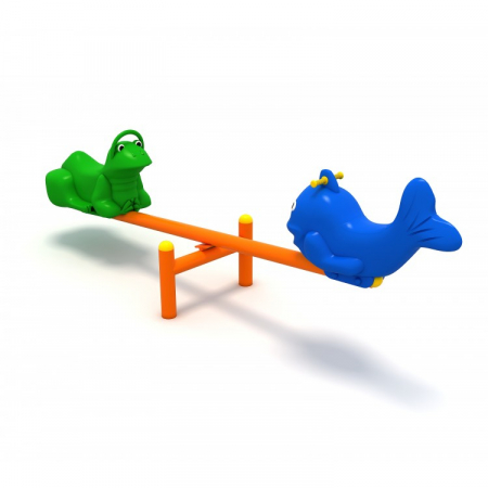 ELEMENTE & FIGURINE locuri joacă - 118OE Balansoar Element loc de joaca figurine animale cu 2 locuri