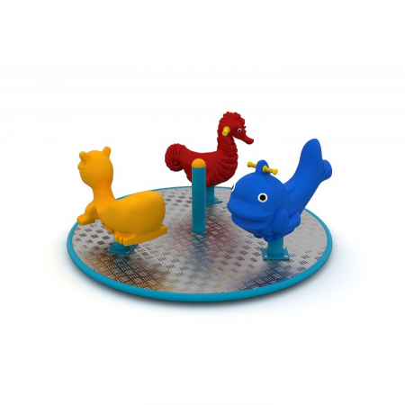 ELEMENTE & FIGURINE locuri joacă - 133OE Carusel rotativ Element loc de joaca