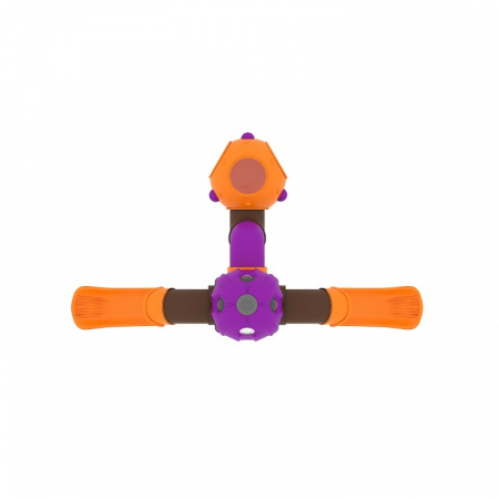135M Cosmos Echipament loc de joaca exterior parc din metal cu 3 Tobogane și Cățărătoare [2]