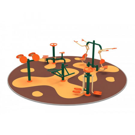 Echipamente Sport Exterior - 13FT Set de fitness pentru exterior individuale cu 5 Aparate