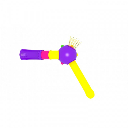 142M Cosmos Echipament loc de joaca exterior parc din metal cu 2 Tobogane și 2 Cățărătoare [2]