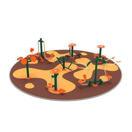 Echipamente Sport Exterior - 14FT Set de fitness pentru exterior individuale cu 7 Aparate