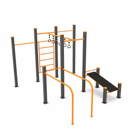 Seturi Fitness - 151FT Statie antrenamente fitness in aer liber pentru exercitii fizice complexe