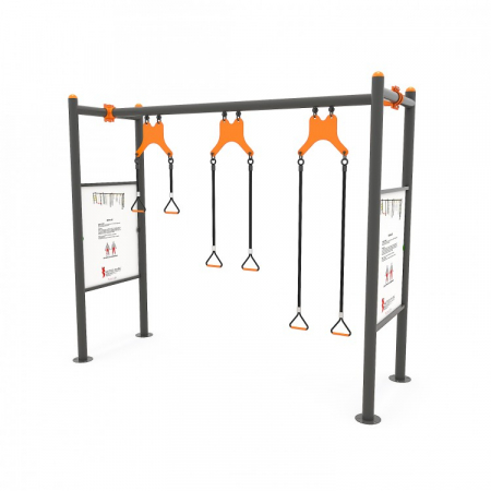 Seturi Fitness - 157FT Statie antrenamente fitness in aer liber pentru exercitii fizice complexe