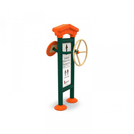 Echipamente Fitness cu Panouri - 22FT Echipament fitness exterior din metal cu panou