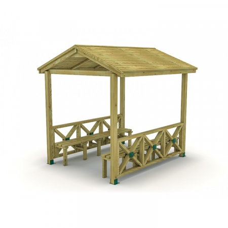 Echipamente joacă DIZABILITĂȚI - 30EG Mobilier Urban Pergola lemn dizabilitati