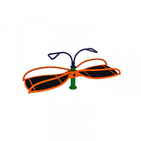 Echipamente joacă DIZABILITĂȚI - 34EG Element loc de joacă dizabilitati exterior din metal Balansoar