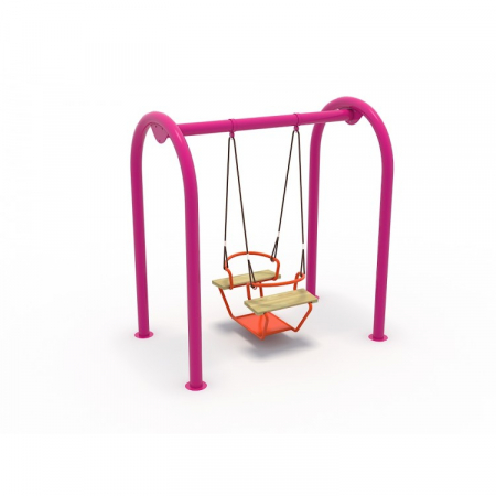 ELEMENTE & FIGURINE locuri joacă - 41OE Leagăn Element loc de joaca Balansoar cu 2 locuri