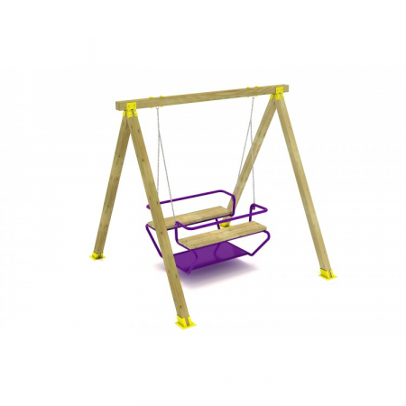 ELEMENTE & FIGURINE locuri joacă - 42OE Leagăn Element loc de joaca Balansoar dublu