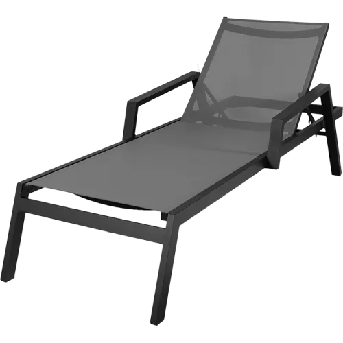 Sezlonguri - Sezlong cu cadru metalic pentru plaja si piscina - SUN