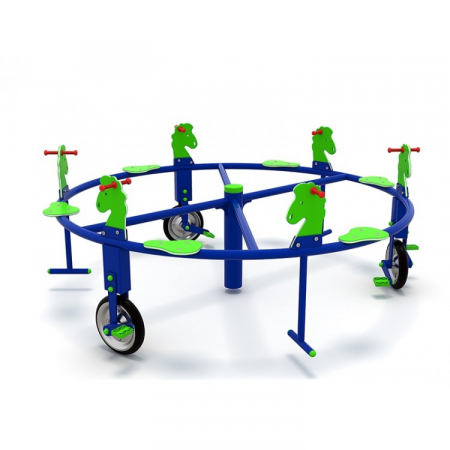50OE Carusel rotativ Element loc de joaca Biciclete cu 6 locuri [3]