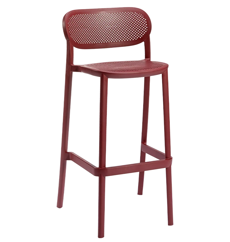 Scaune de bar plastic - Scaun de bar din plastic si stivuibil pentru HoReCa - NUTA STOOL 78