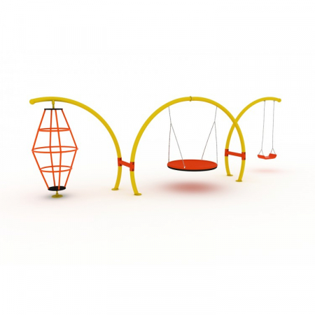 ELEMENTE & FIGURINE locuri joacă - 85OE Seria ARC Element loc de joaca Cataratoare rotativa Pendul Leagan