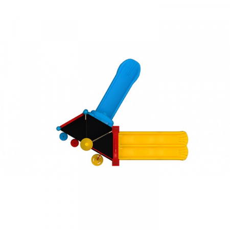 95M Clasic Echipament loc de joaca exterior parc din metal cu 2 Tobogane și 2 Cățărătoare [2]