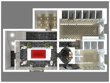 Amenajare lobby salon evenimente - Proiectare 3D [5]