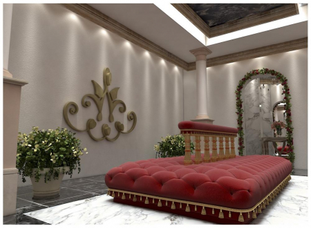 Amenajare lobby salon evenimente - Proiectare 3D [1]