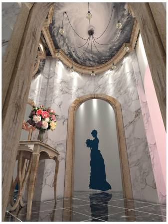 Amenajare lobby salon evenimente - Proiectare 3D [2]