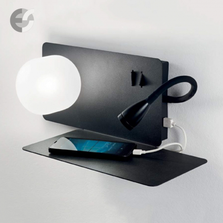 Aplice de perete cu USB BOOK 1 [1]