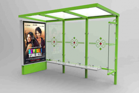 Statii de Autobuz - BAMBU 2 Mobilier urban stradal Statii de autobuz din metal vopsit