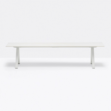 Banchete & tabureti - Bancheta pentru exterior, cu cadrul metalic - ARKI BENCH ARKB