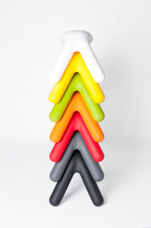 Bancheta din plastic multicolora in stil minimalist - ATLAS [4]