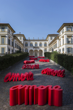 Bancheta din plastic pentru exterior - AMORE [10]