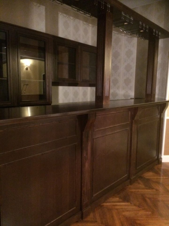 Bar lemn masiv + mdf furnituit la comanda - Campulung, Arges (2015)
