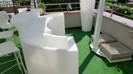 Bar modular curbat luminos pentru exterior BREAK BAR [7]