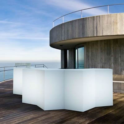 Bar modular luminos pentru exterior din polietilena ICEBERG [5]