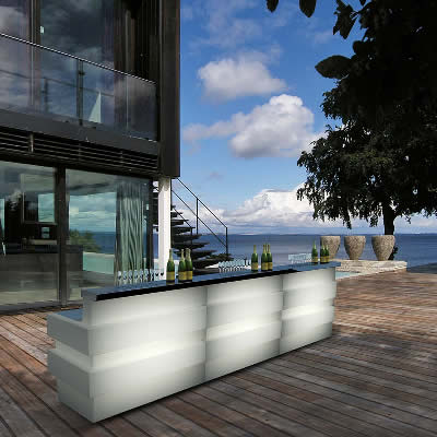 Bar modular luminos pentru exterior din polietilena TETRIS [9]