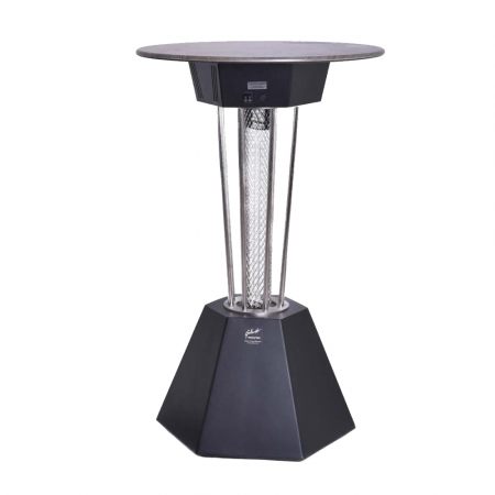 Picioare de masa din metal - Baza de masa terasa inalta de bar cu incalzitor electric RESTO HIGH 2 in 1