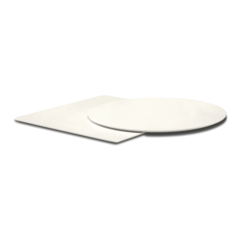 Blaturi din HPL Compact - Blat din HPL Compact complet alb cu design modern minimalist