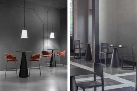 Blat din HPL Fenix de culoare negru pentru HoReCa [3]