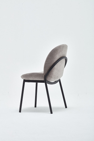 Scaun elegant cu cadru metalic pentru restaurant - BLOOM [2]