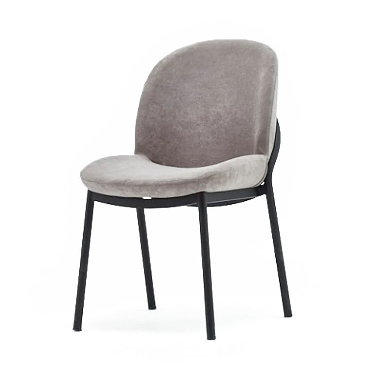 Scaune tapitate - Scaun elegant cu cadru metalic pentru restaurant - BLOOM