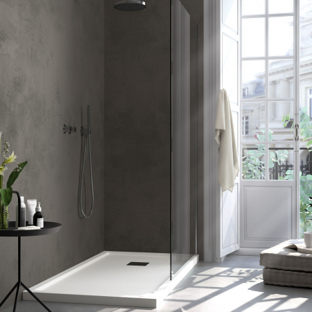 Obiecte sanitare - Cada dus material compozit LISO ENMARCADO