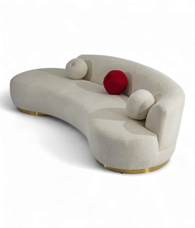 Canapele office - Canapea curbata cu spatar si 3 locuri - BEORN