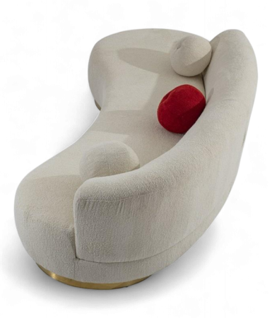 Canapea curbata cu spatar si 3 locuri - BEORN [1]