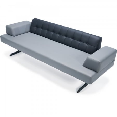 Canapea birou in stil streamline cu spatar cu nasturi - BUGATTI-D [2]