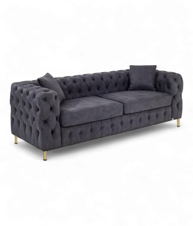 Canapele office - Canapea chesterfield luxury cu picioare metalice - CLASY