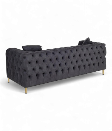 Canapea chesterfield luxury cu picioare metalice - CLASY [1]