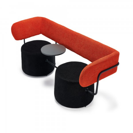 Canapea cu 2 locuri si masa incorporata pentru HoReCa - COUPLE [3]