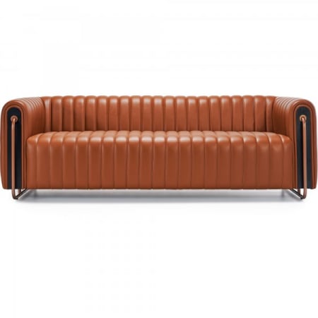 MOBILIER OFFICE - Canapea de birou in stil Neo Art Deco cu 3 locuri - LONDRA