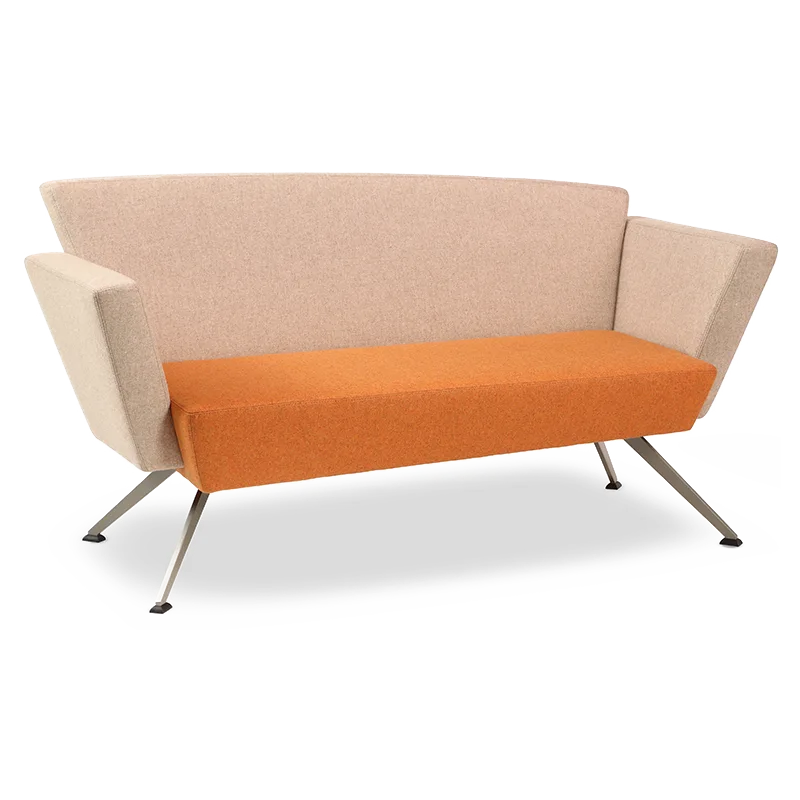 Canapele office - Canapea cu brate in stil mid century pentru HoReCa - CORNER