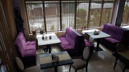 Canapea la comanda pentru restaurant / cafernea in stil Biofilic - JESSY [14]